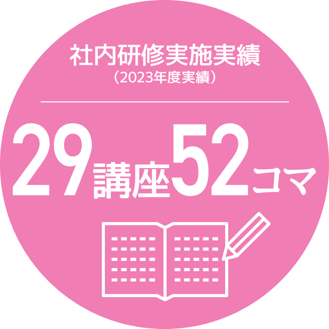 社内研修実施実績アイコン