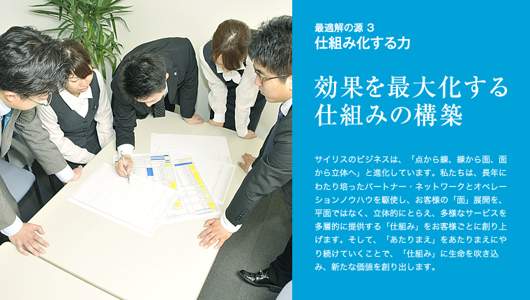 効果を最大化する仕組みの構築